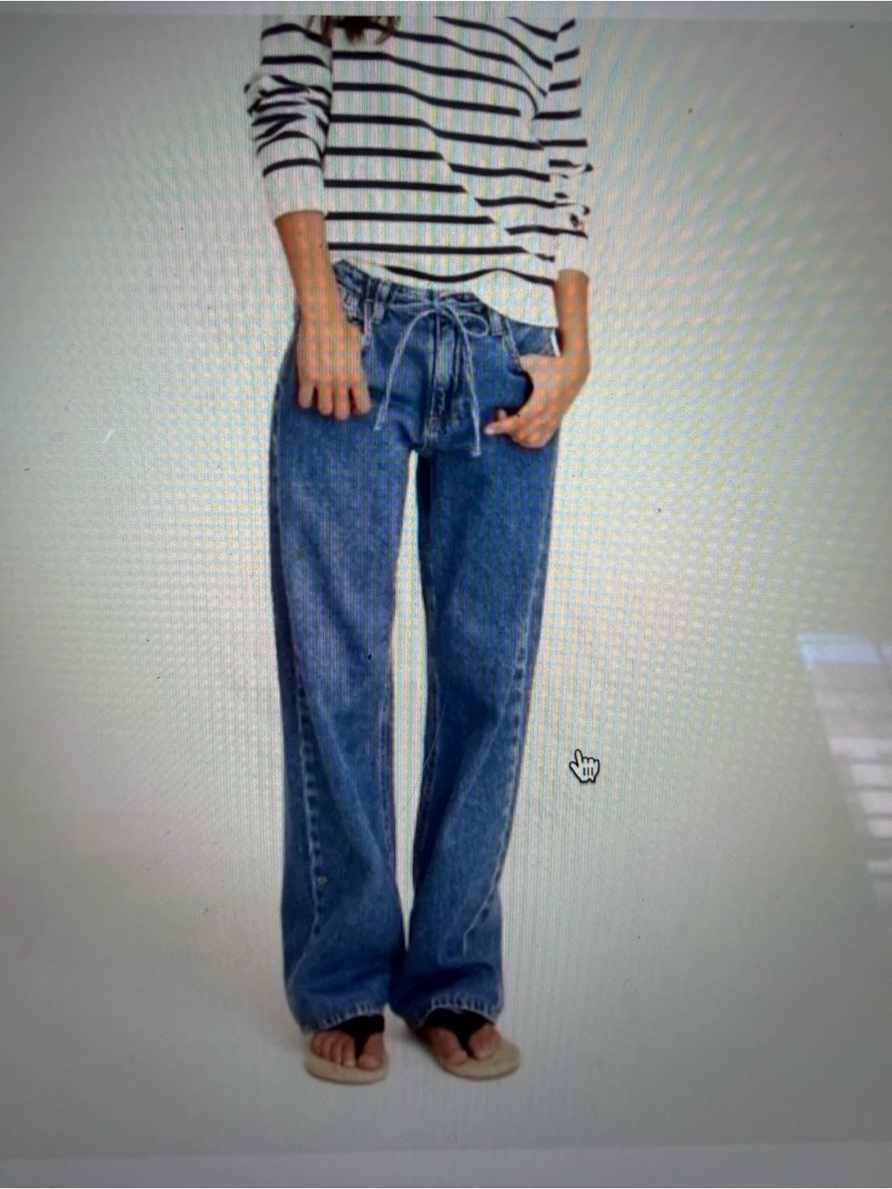 PARKE X TARGET Drawstring baggy jeans